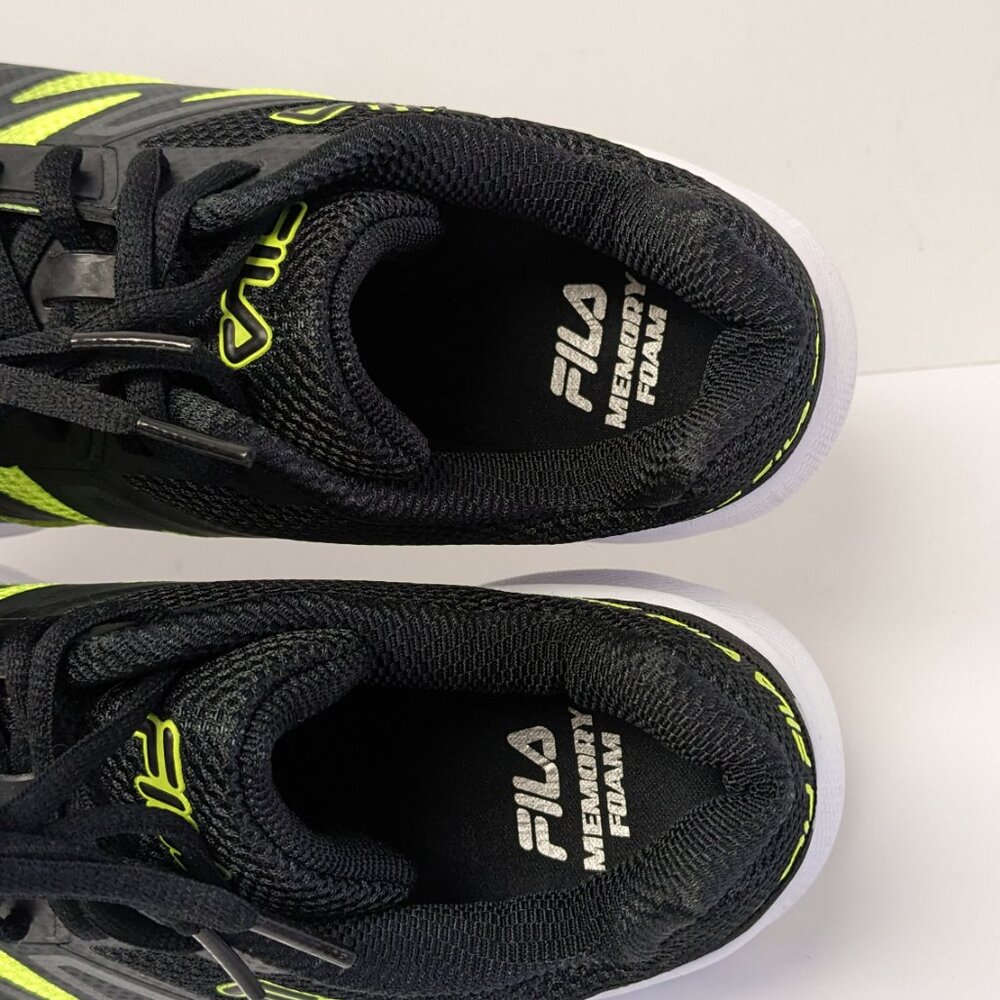 Fila Memory Cryptostride Running Shoes, Black, Me… - image 5